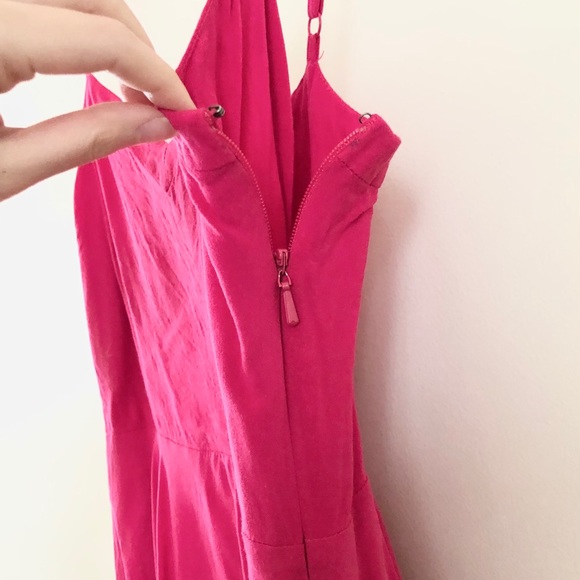 💕 Aritzia TALULA Hot Pink Lipinski Dress Sz 4 ❤️❤️❤️ - Picture 3 of 5